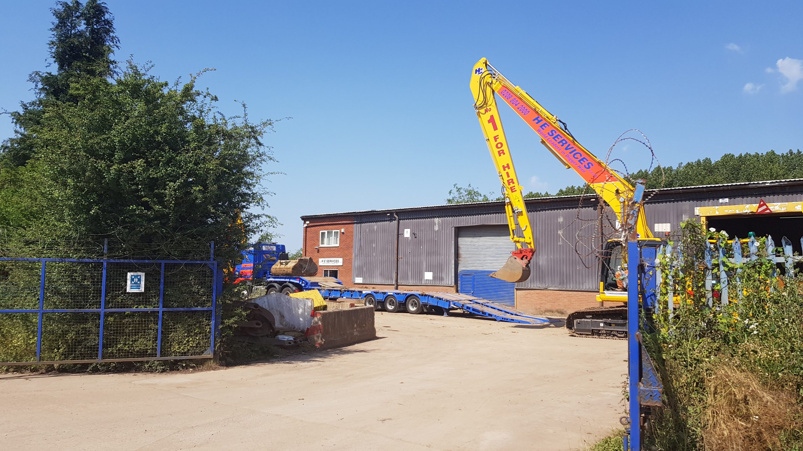 H. E. Services Plant Hire in West Midlands