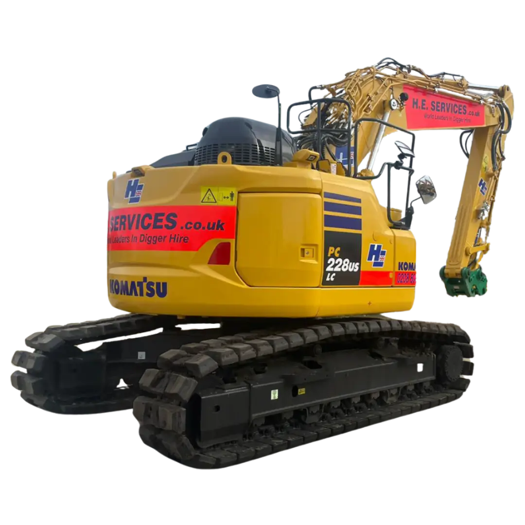 Komatsu Tracked Excavator Hire - Digger For Hire Komatsu Digger Rental