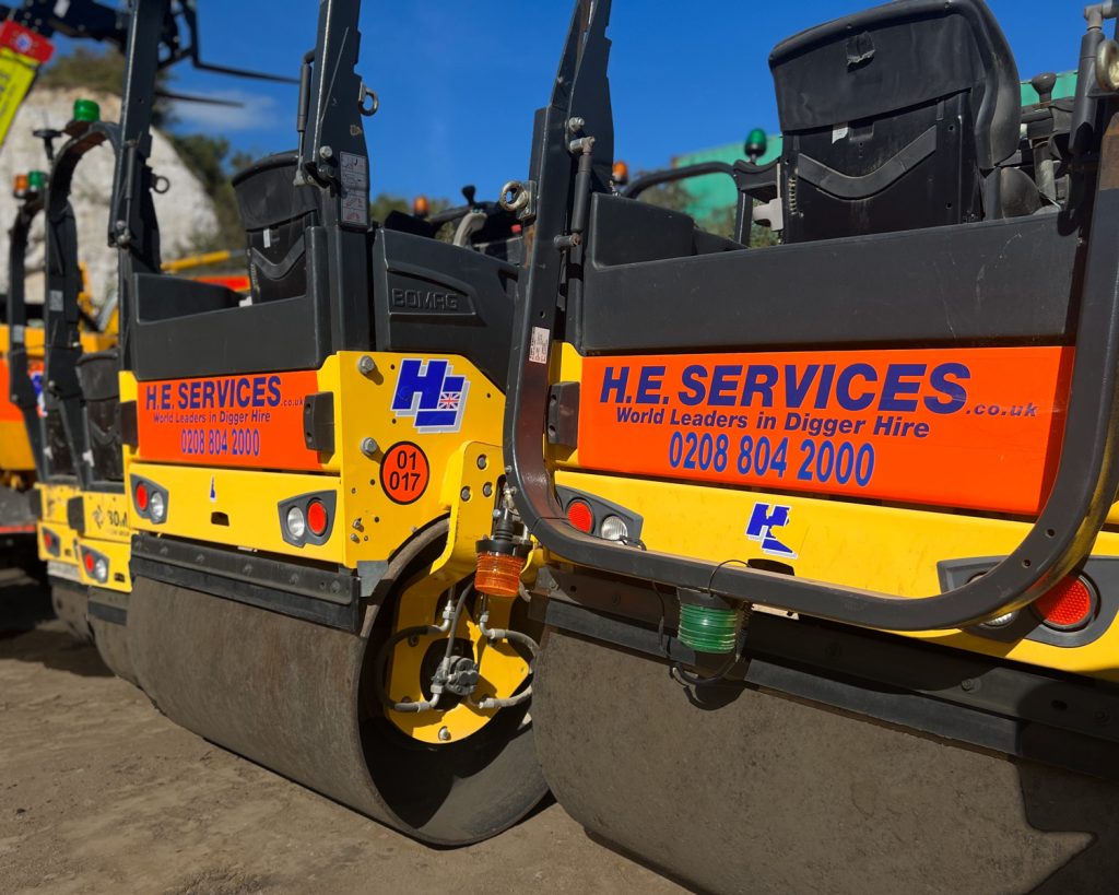 Rollers - H. E. Services Roller hire