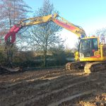 Digger attachments - tree shears
