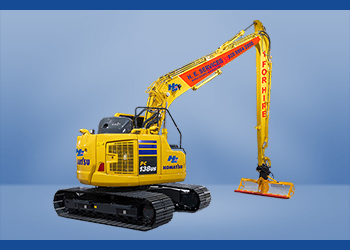 Hire a Komatsu PC138US-11 from H. E. Services