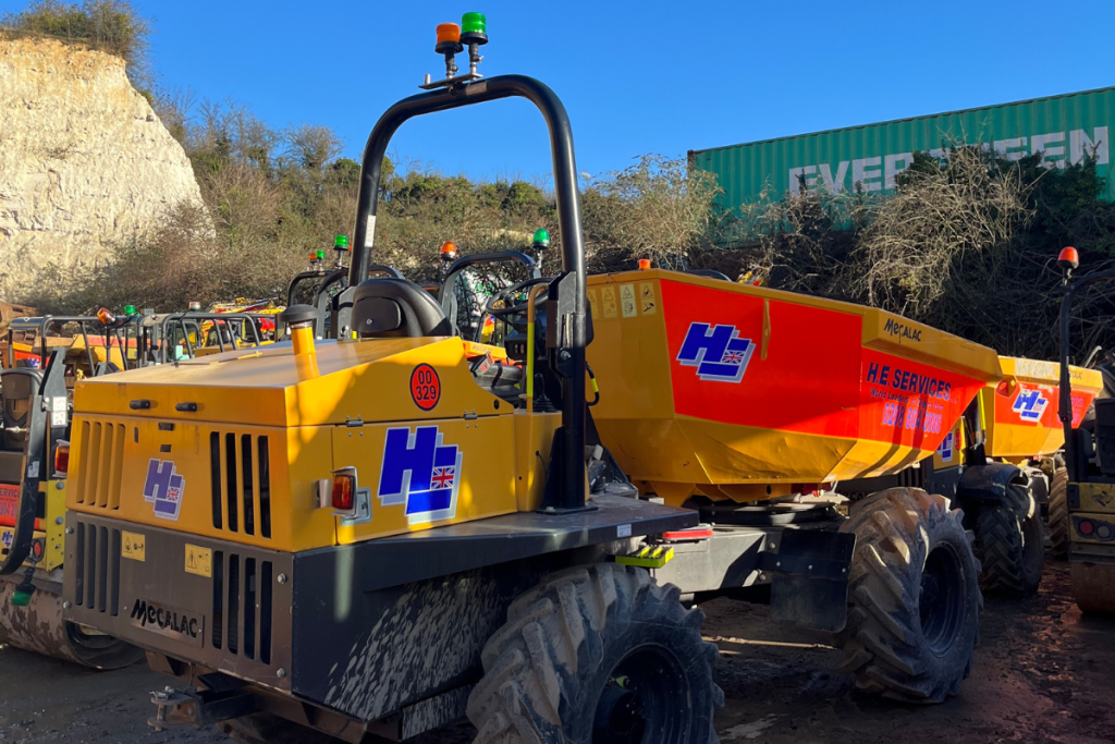 Mecalac dumper hire