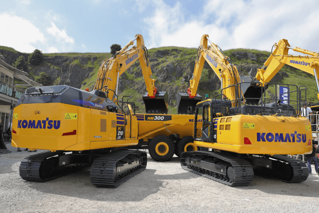 Electric digger hire