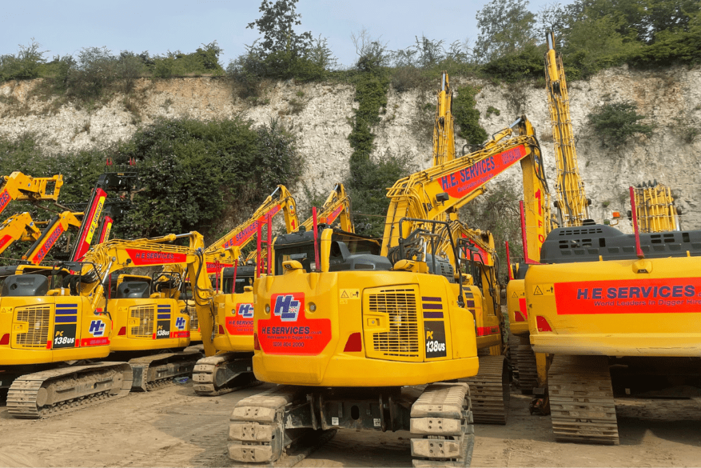 large digger hire
