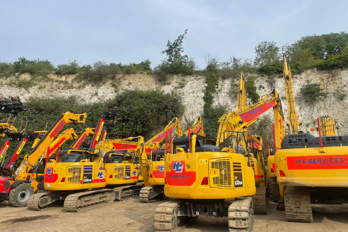 Plant Hire in North East England | H. E. Services