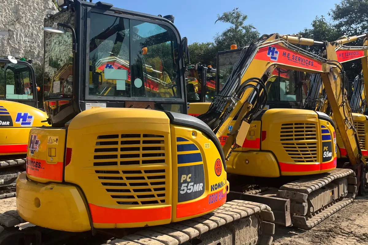 Plant Hire in North West England | H. E. Services