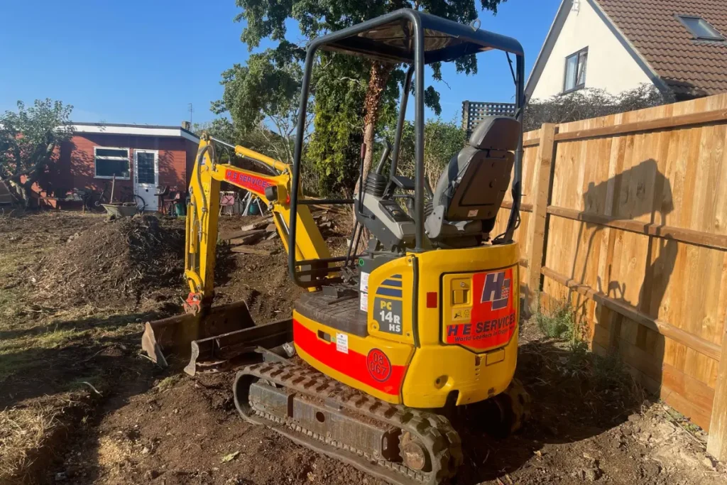 Hire a mini digger