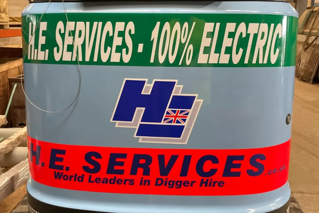 Hire an electric digger