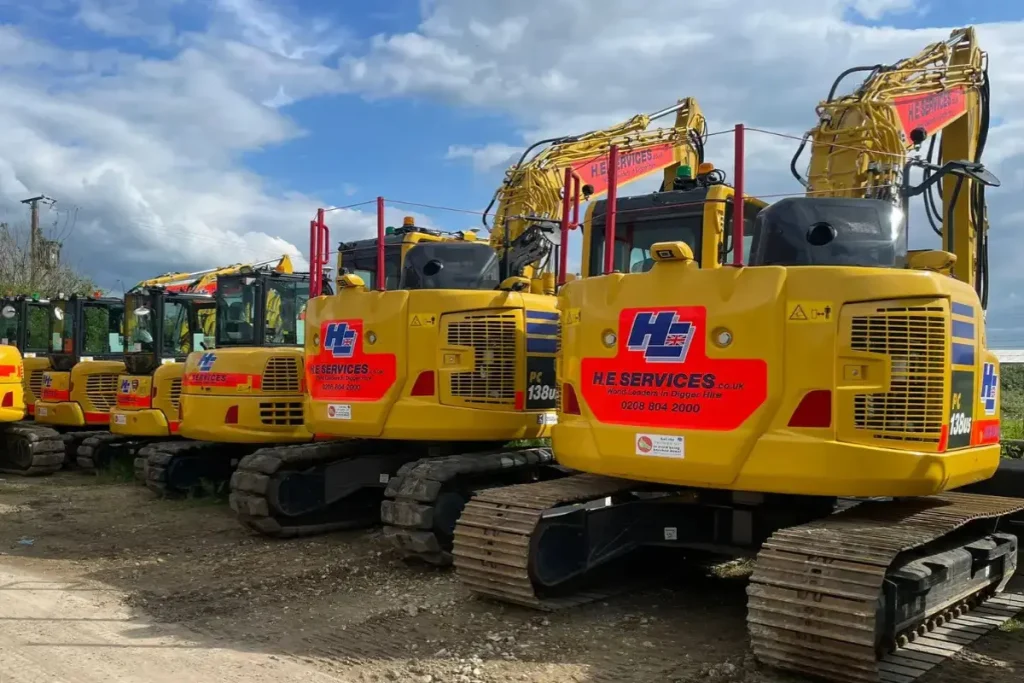excavator hire in kent