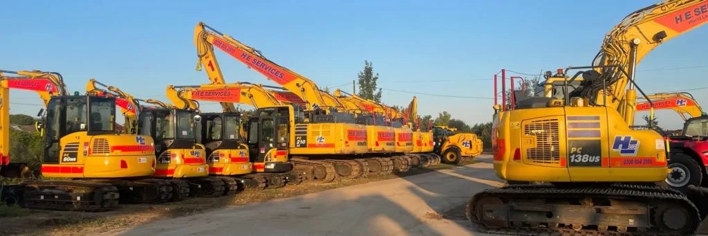 excavator hire in kent