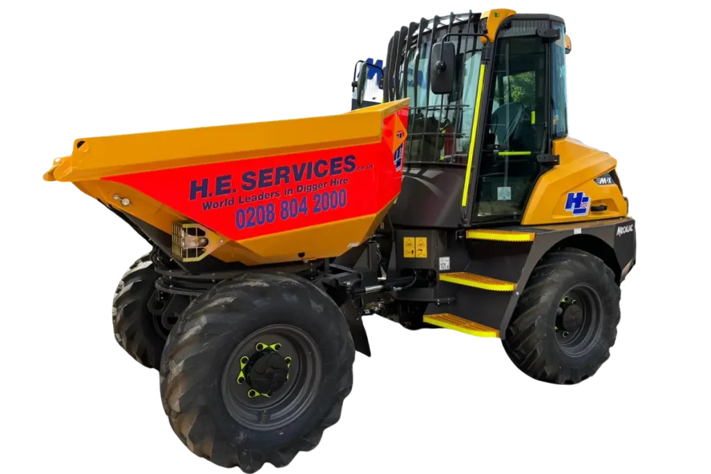mecalac 6mdx cabbed dumper