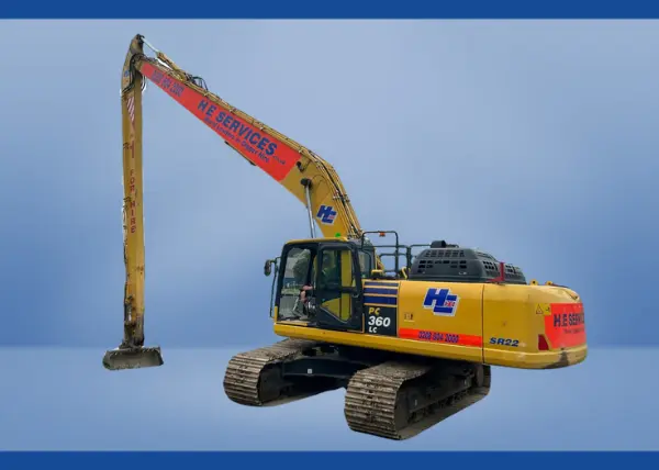 Komatsu Tracked SR22 Long Reach Excavator Hire - Digger For Hire