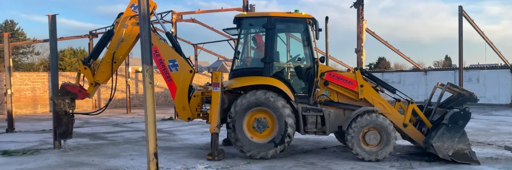 Hire a backhoe loader