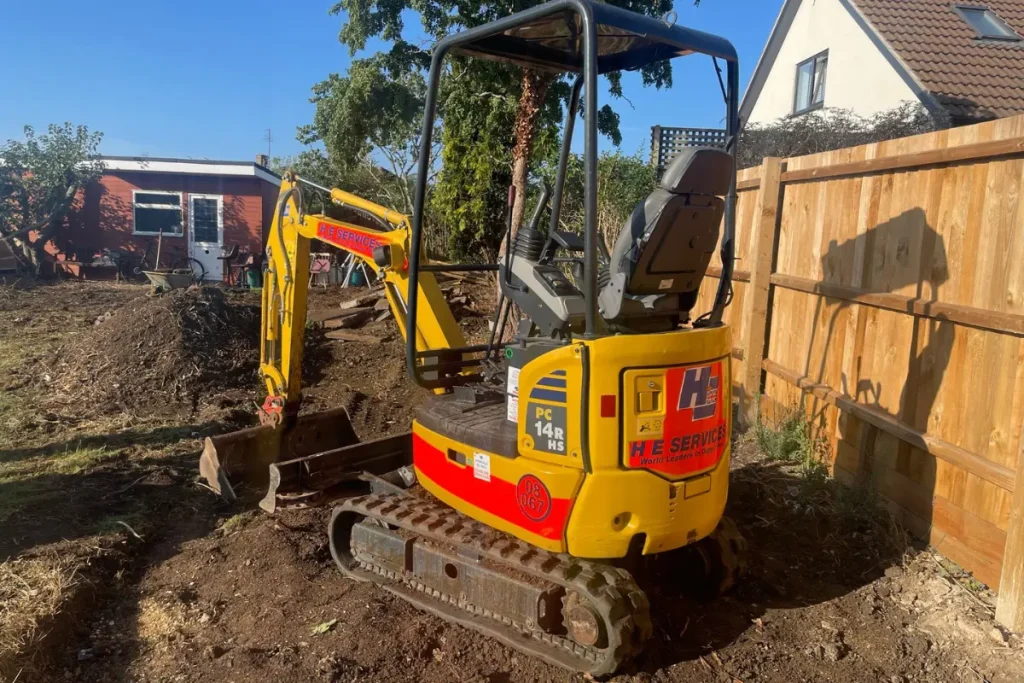 Hire a mini excavator