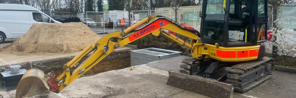 Hire a mini excavator