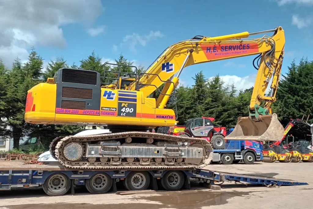 Machinery rental - komatsu excavator plant rental