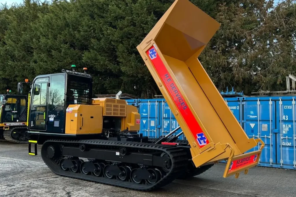 Machinery rental - plant rental - morooka tracked dumper