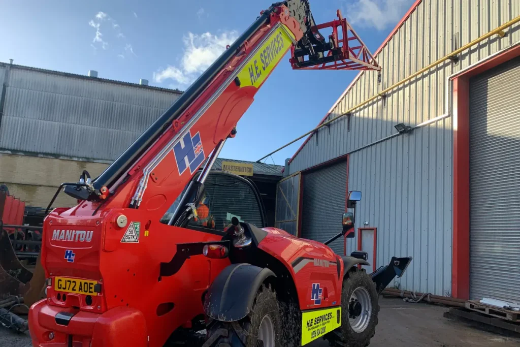 Telehandler Attachment Hire - roof truss jib