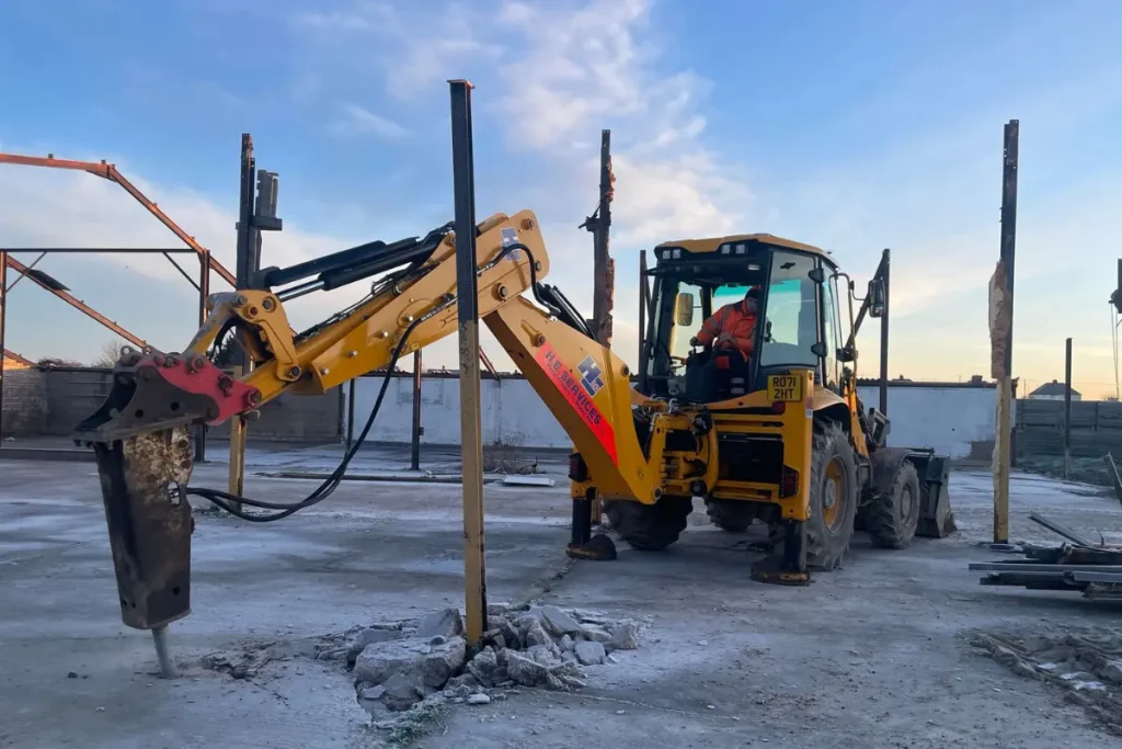 Backhoe loader rental