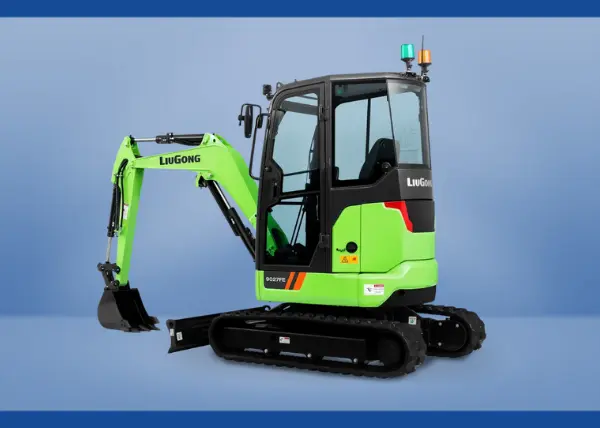 Hire an electric digger - Liugong electric mini digger hire
