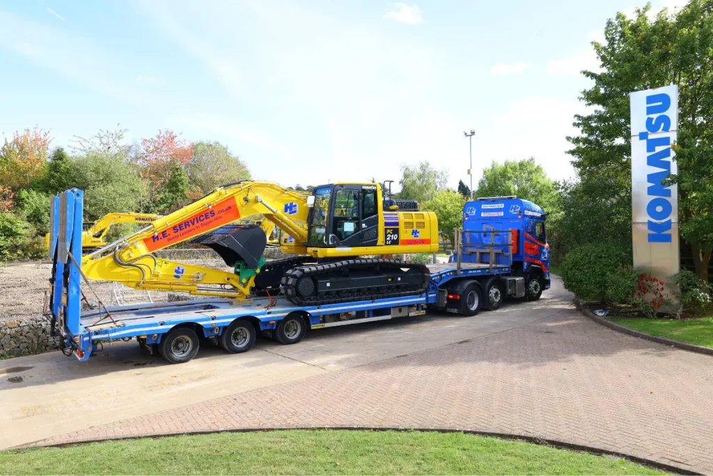 H. E. Services major Marubeni Komatsu Order