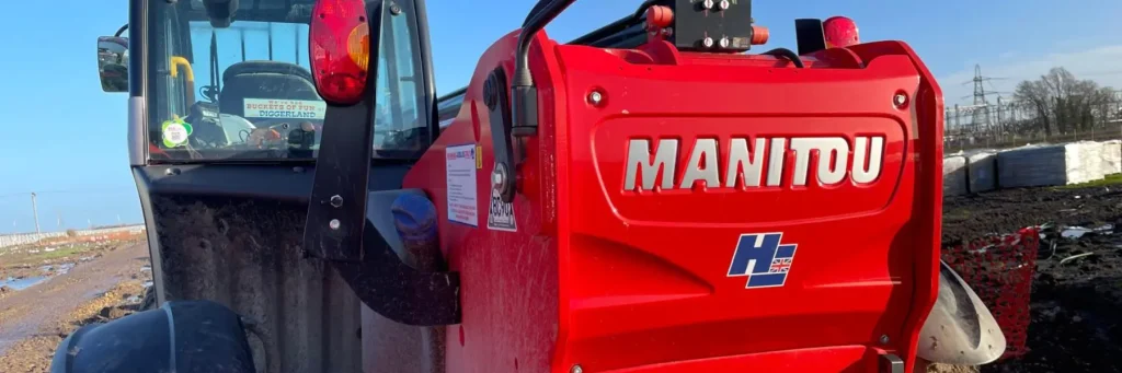 Manitou telehandlers at h. e. services