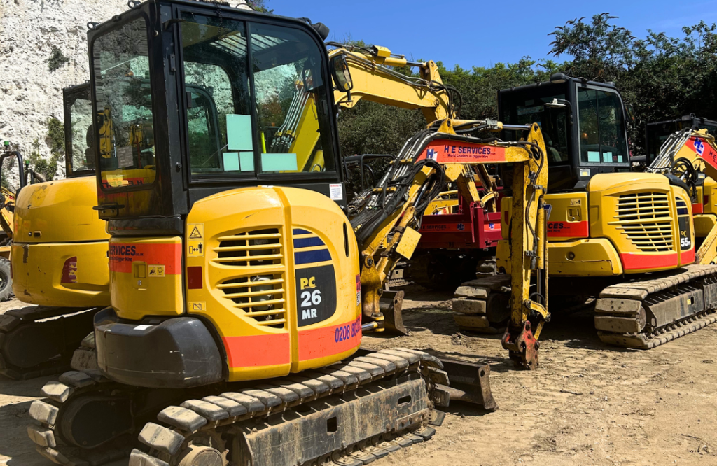 Rent a Komatsu PC26 Mini Digger