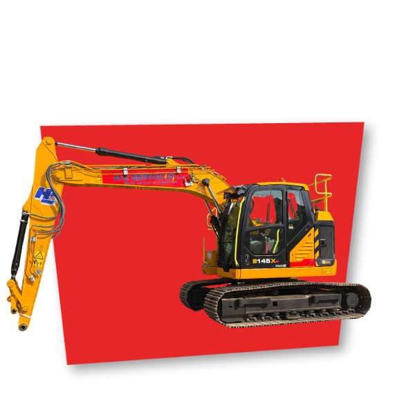 JCB 145XR Digger for hire