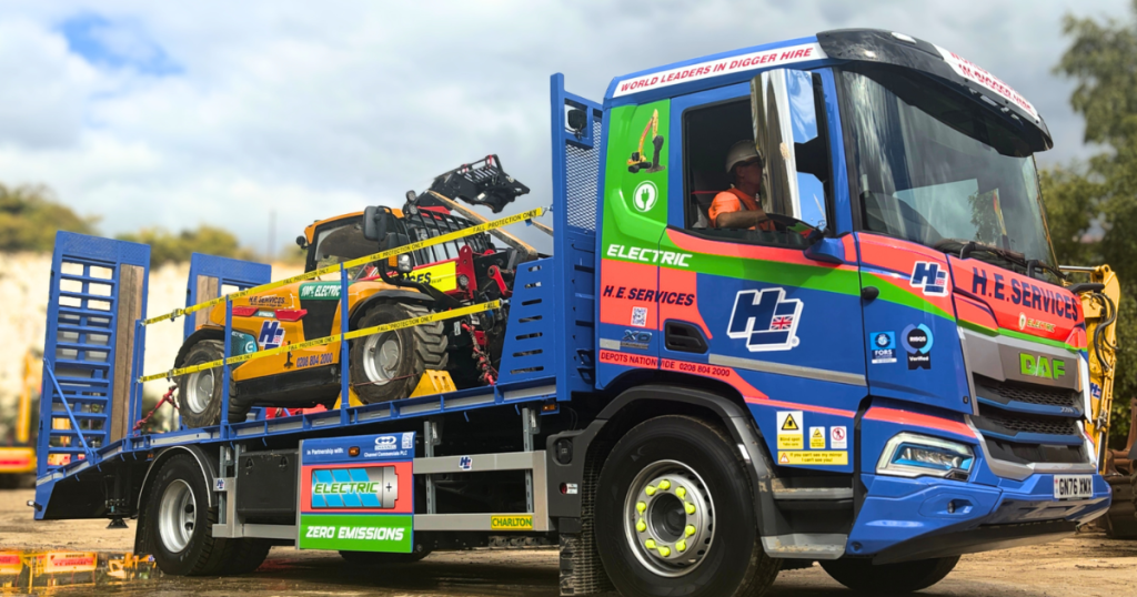 Meet Our First Electric Lorry A New Chapter for Sustainable Transport at H. E. Services